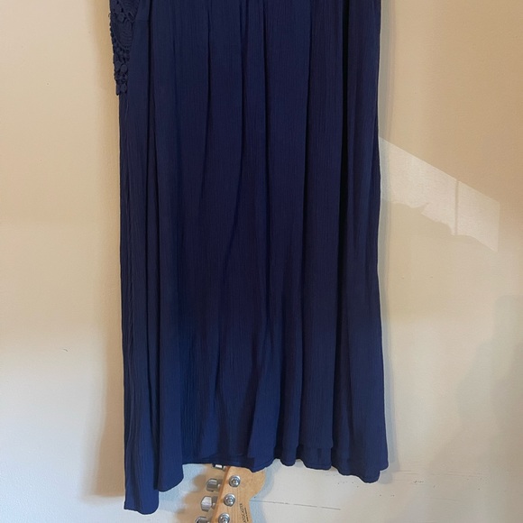 Xhilaration Navy Lace Swing Mini Dress - Picture 3 of 5